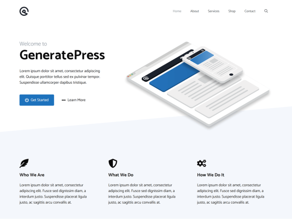 GeneratePress Free WordPress Themes