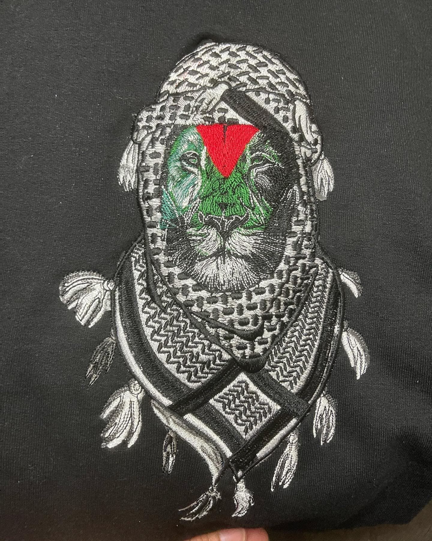 Lion in Kufyah Scarf